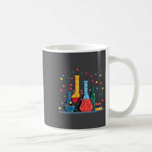 Mug Chemistry Christmas Lights Lover Chemist Science L (Droite)
