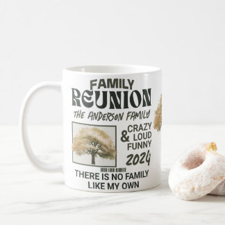 MUG CHÊNE DE RÉUNION DE FAMILLE PERSONNALISÉE