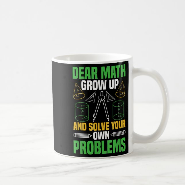 Mug Cher Math Augmente Et Résoudre Vos Propres Problèm (Droite)