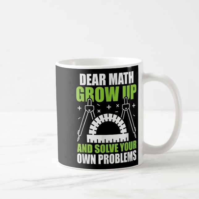 Mug Cher Math Augmente Et Résoudre Vos Propres Problèm (Droite)