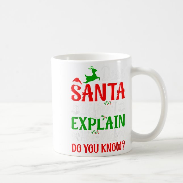 Mug Cher Père Noël Avant D'Expliquer Combien Connaisse (Droite)