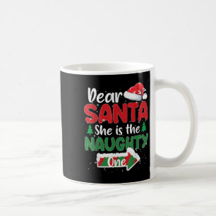 Mug Cher Père Noël, Elle Est La Mignonne Des Couples