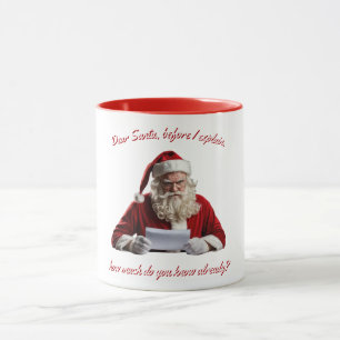 Mug Cher Père Noël... Fantastique Père Noël, Noël