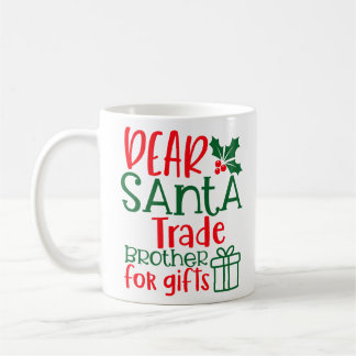 Mug Cher Père Noël, frère commercial pour un cadeau