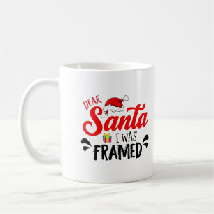 Mug cher père Noël j'ai été encadré design