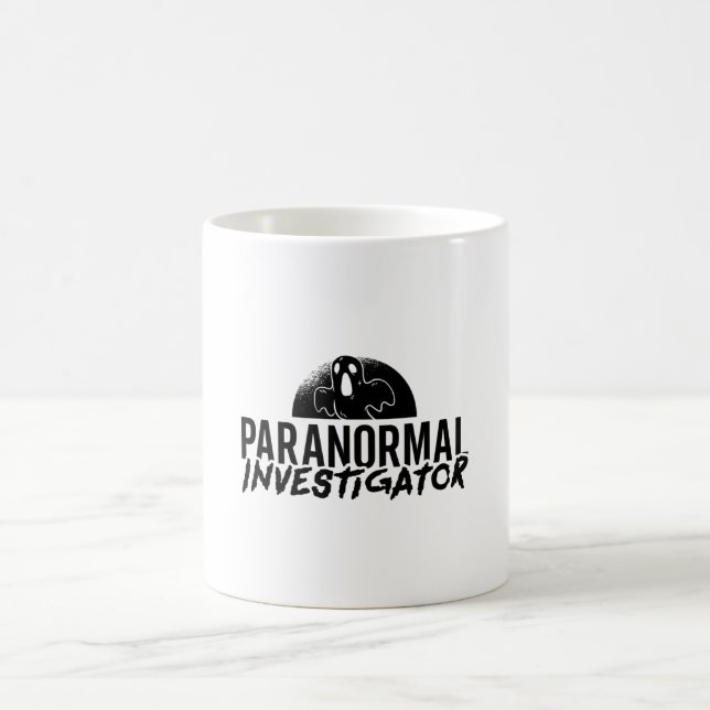 Mug Chercheur Paranormal Chasseur de fantômes Chasse d (Centre)
