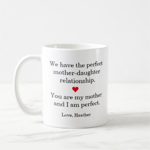 Mug Chère maman Funny Parfait Mère Jour Cadeau