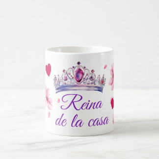 Mug Cherry Blossom, couronne, reina de la casa