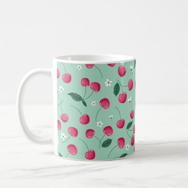 Mug Cherry Blossom : Design festif d'été (Gauche)