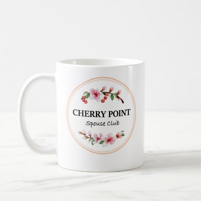 MUG CHERRY POINT SPOUSE CLUB COFFRE CUP (Gauche)