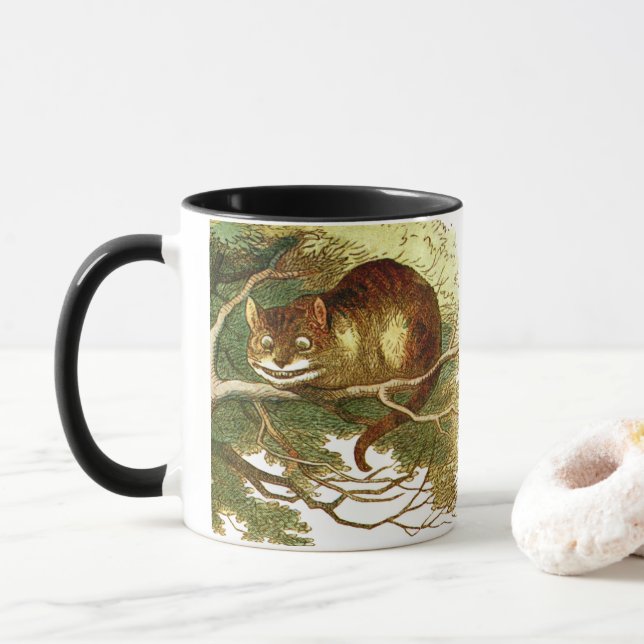Mug Cheshire Cat 2 (Avec donut)