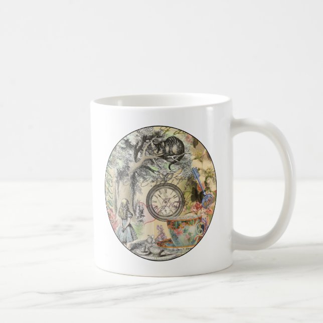 Mug Cheshire Chat Alice Wonderland Classic (Droite)
