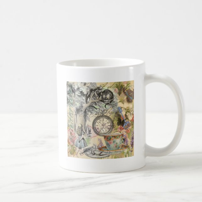 Mug Cheshire Chat Alice Wonderland Classic (Droite)