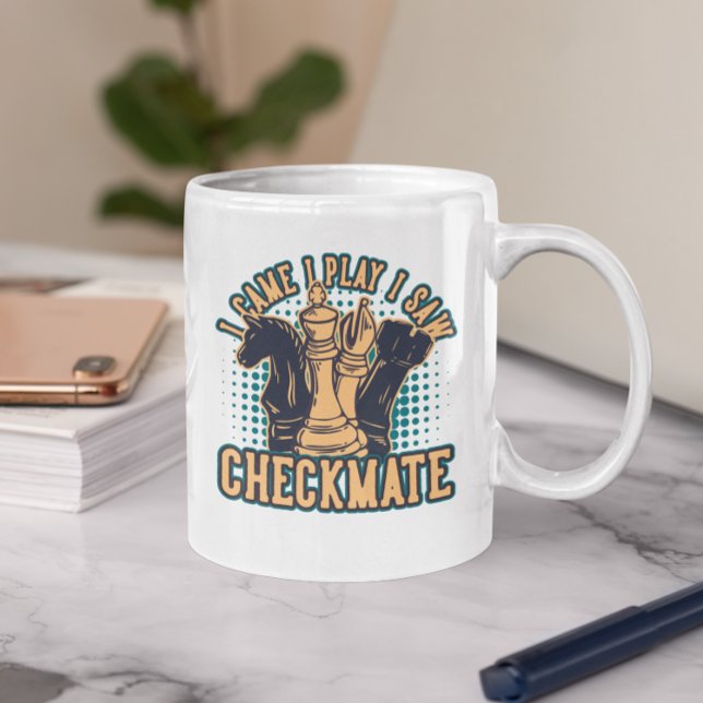 Mug Chess Checkmate Extraordinaire pièces d'échecs (Amazing Chess Shirt Quote Chess pieces Coffee Mug)