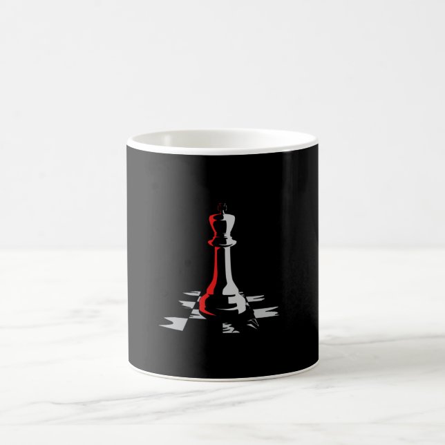 Mug Chess Chess Board King Checkmate Board Jeu cadeau (Centre)