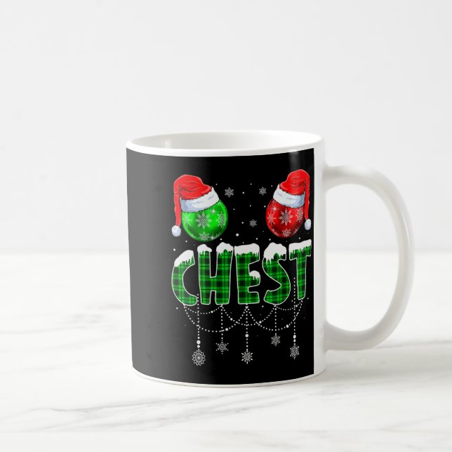 Mug Chestnuts Matching Family Funny Chest Nuts Christm (Droite)