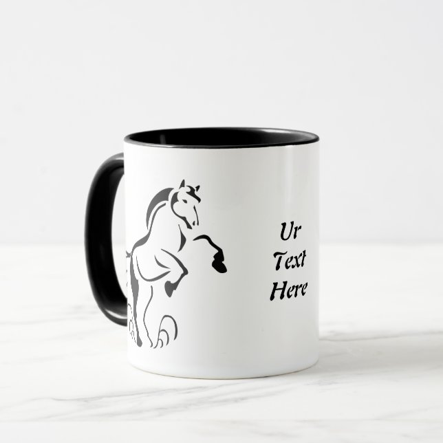 Mug Cheval À Crayon Élevant (Devant gauche)