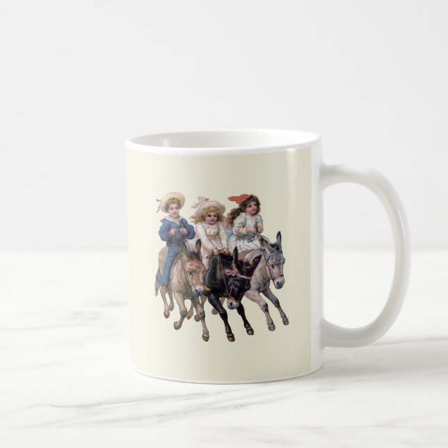Mug Cheval antique poney enfants art (Droite)