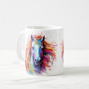 Mug Cheval Arc-en-Ciel
