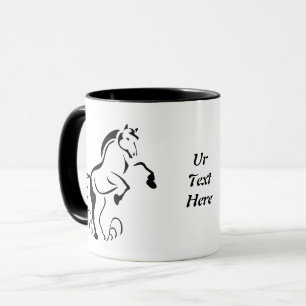 Mug Cheval au crayon qui monte