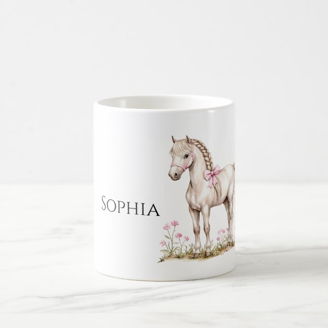 Mug Cheval blanc Bow rose Floral (Centre)