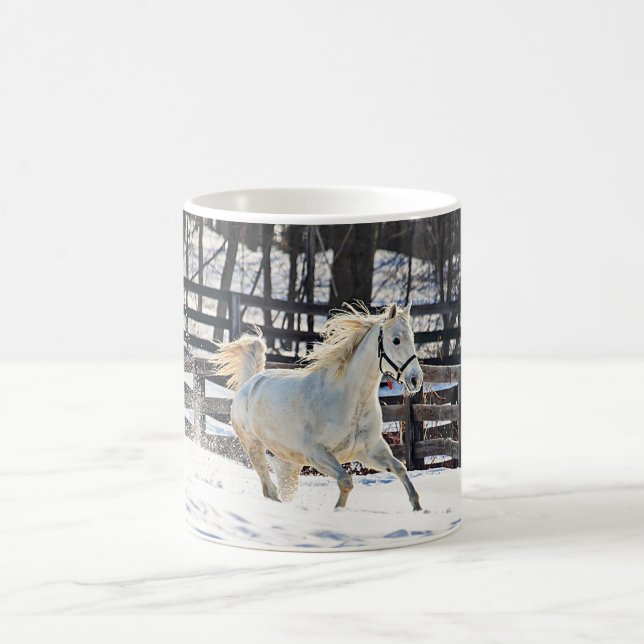 Mug Cheval blanc galopant (Centre)