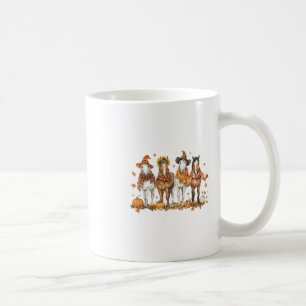 Mug Cheval d'automne de Thanksgiving Cheval Feuilles d