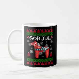 Mug Cheval de Dala scandinave de Dieu Jul Ugly