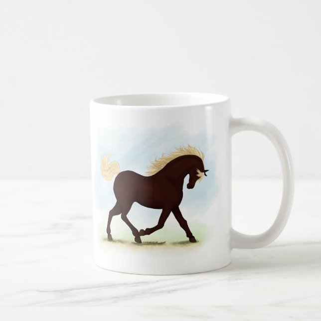 Mug Cheval de montagne Rocky équestre (Droite)