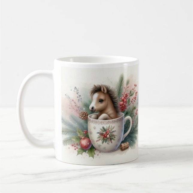 Mug Cheval de Noël (Gauche)