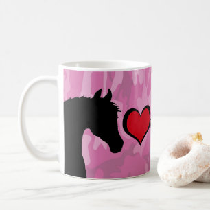Mug Cheval du Coeur (camo rose)