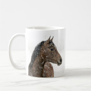 Mug Cheval en hiver