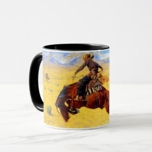 Mug Cheval et cowboy de Remington Old West