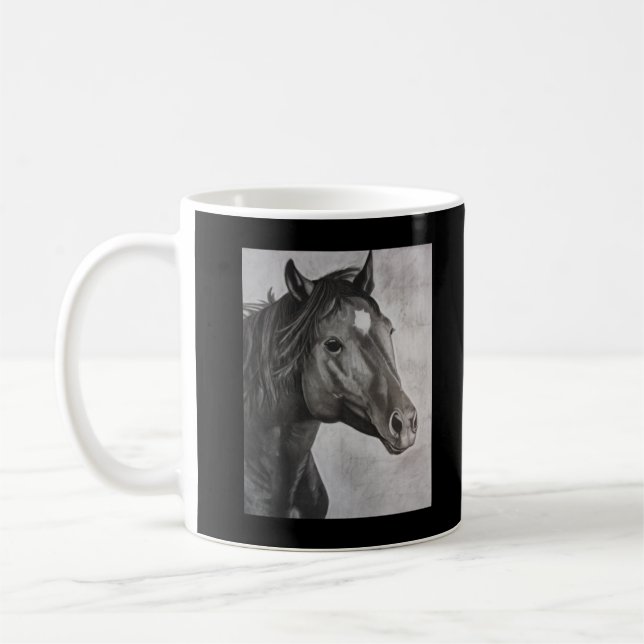 Mug Cheval Main Drake Art (Gauche)