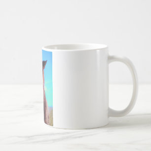 Mug Cheval pourpre avec Bouche verte