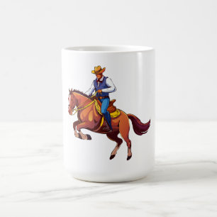 Mug Cheval qui rue avec l'homme