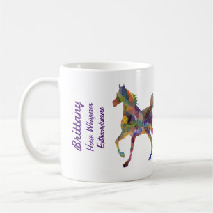 Mug Cheval Whisperer I Love Horses Nom Leftie