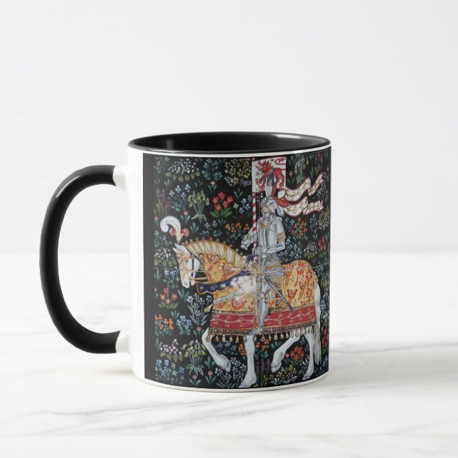 Mug Chevalier à cheval Tuile Montecute Tapisserie (Gauche)