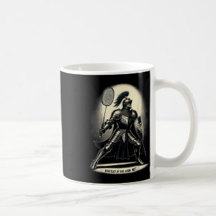 Mug Chevalier Du Haut Badminton Amusant Graphic Tee