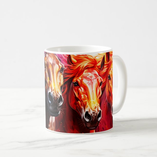 Mug Chevaux Ai (Devant droit)