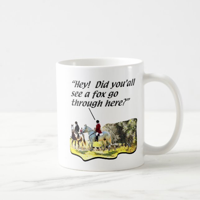 Mug Chevaux - chasseurs de Fox (Droite)