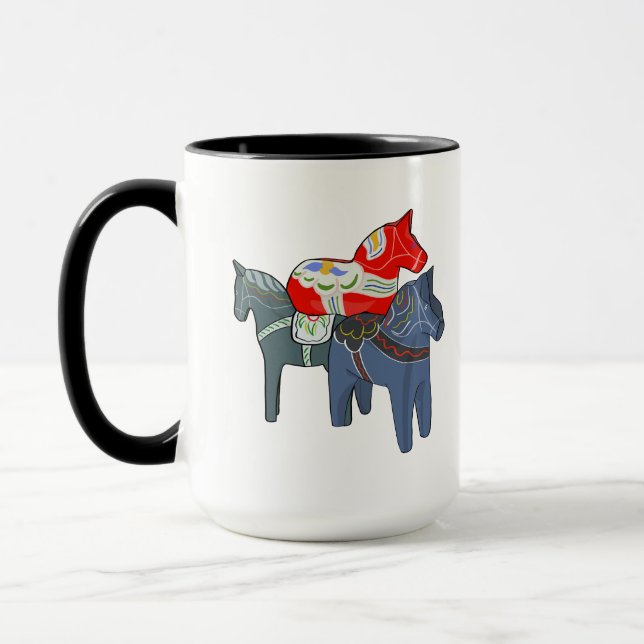 Mug Chevaux de Dala (Gauche)