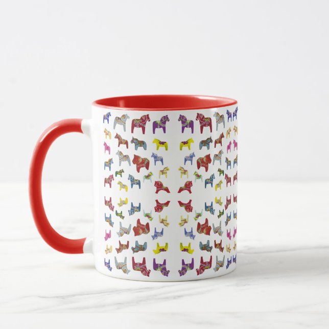 Mug Chevaux de Dala (Gauche)