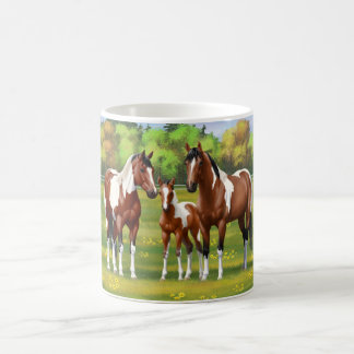 Mug Chevaux Du Quartier De Peinture De Baie Pinto En P