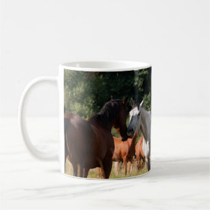 Mug Chevaux saluant "J'aime les chevaux"