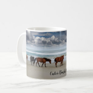 Mug Chevaux sauvages Corolla Outer Banks NC