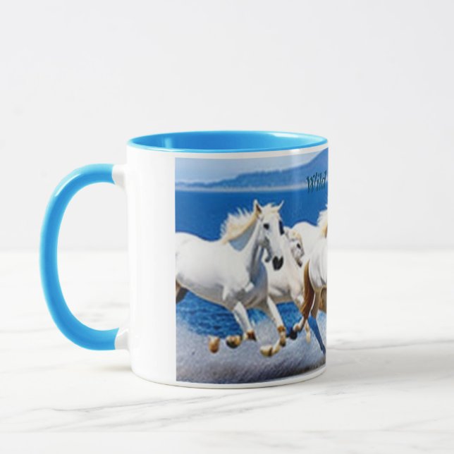 Mug Chevaux sauvages et libres (Gauche)