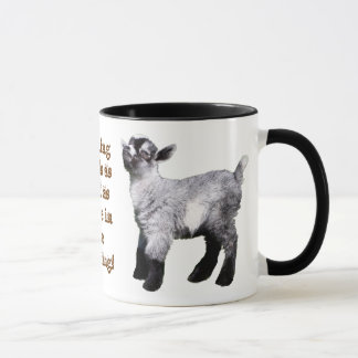 Mug Chèvre de bébé avec le nez en air