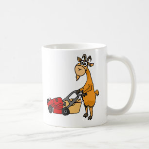 Mug Chèvre de Billy drôle poussant la bande dessiné