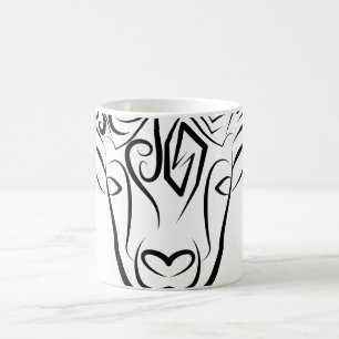 Mug Chèvre tribale noire et blanche / Mouton